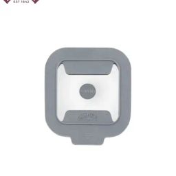 Kilner Transparent & Grey Glass New Fresh Storage Square Container (800ml) image 4