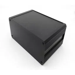 RS PRO Black Extruded Aluminium Heat Sink Case, IP40, Black Lid, 200 x 300 x 219 mm Model No 1881292-image-43