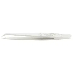 IDEAL-TEK Tweezer, Bent/Flat, 110mm, 708.DG-15