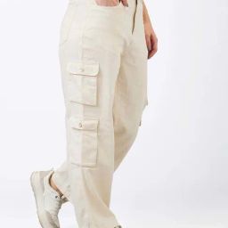 SPYKAR Beige Solid Trousers-image-5