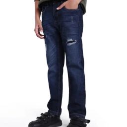 Rare Ones Boys Blue Cotton Solid Jeans-image-36