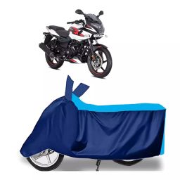 Auto Pearl Two Wheeler Cover for Bajaj Pulsar 220 BS6 - Cyan, Blue-image-46