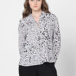 Vero Moda White & Black Printed Top-picture-41
