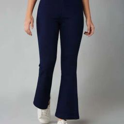 Dolce Crudo Blue Flared Fit Jeans-picture-4