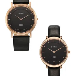Titan Set Of 2 Dial & Stainless Steel Straps Analogue Watch 15952655WL01-image-42