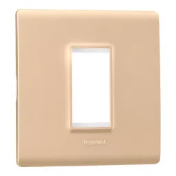 Legrand Cover Plate with Support Frame Allzy Golden 1 Module, 6813 33 (Pack of 20)-picture-25