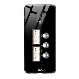 DailyObjects Black & Off-White Amp OnePlus 7 Glass Case-11