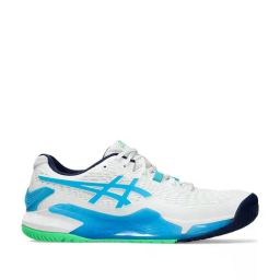 Asics Men's GEL-RESOLUTION 9 White Tennis Shoes-image-85