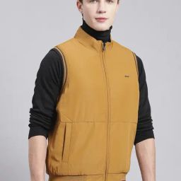 Monte Carlo Mustard Regular Fit Reversible Jacket image 4
