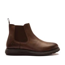 Thomas Crick Men's Teak Brown Chelsea Boots-image-99