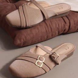 Carlton London Women's Taupe Mules-picture-43