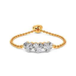Kisna Diamond & Gold Jewellery Aislinn 18k (750) Diamond & Gold Ring For Women-image-1
