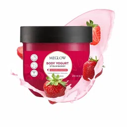 MEGLOW Body Yogurt Strawberry For Hydration - 200 ml-48