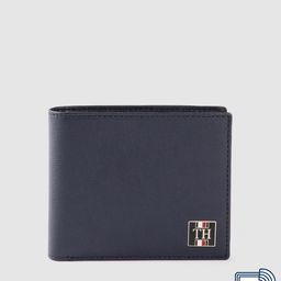Tommy Hilfiger Men Applique Leather Two Fold Wallet-image-76