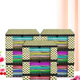 Aura Cream-Coloured Set of 6 Regular Multi-Utility Organisers-1