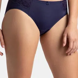 Jockey Full Coverage Soft Touch Microfiber Hipster with Lace Styling-1874 image 4
