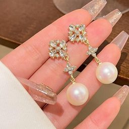 AKISON JEWELS Floral Drop Earrings-image-72