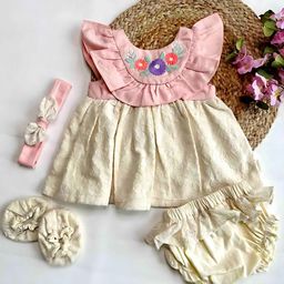 ArthLife Baby Girls Pink Apparel Gift Set-37