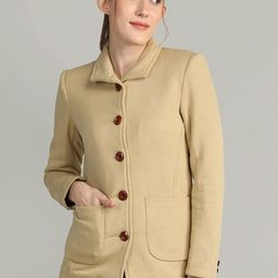 CHKOKKO Spread Collar Winter Wear Overcoat-10