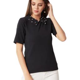Miss Chase Black Embellished Top-image-66