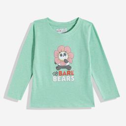 Eteenz Girls We Bare Bears Printed Pure Cotton T-shirt-image-83