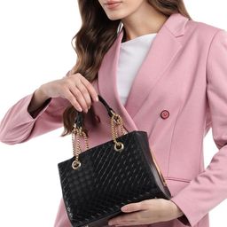 FABBHUE Women Textured Structured Shoulder Bag-image-23