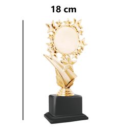 10 PC Trophy 06 with Customization Logo for Events, Functions, Award (18 CM) image 4