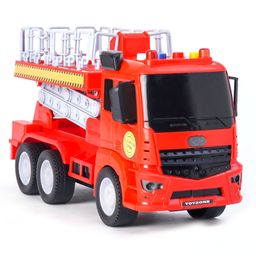 Toyzone Friction Powered Elevator Rescue Crane Toy- Red-28