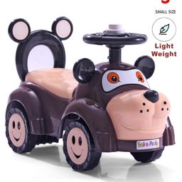 Manual Push Ride On Of Bear Face (Colour & Design May Vary)-2