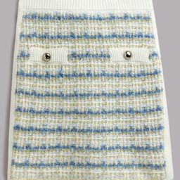 Guess Woven Designed Detailed Skirt - Blue-image-42