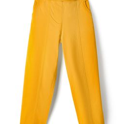 Kookie Kids Cotton Woven Full Length Wide Leg Lounge Pant With Pockets - Orange-picture-16