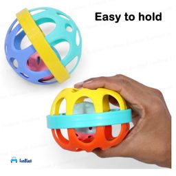 FunBlast Ball Shaped Rattle Toy for Babies  Pack of 1 Multicolor image 4