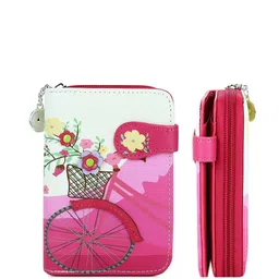 NFI essentials Women Floral Printed Two Fold Wallet Hand Bag-17