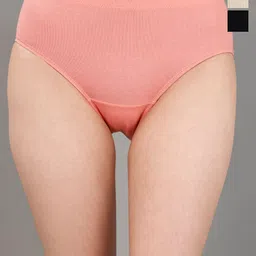Soie Women Pack Of 3 Printed High Rise High Waist Hipster Briefs 3FCB-15 (A) P-11-picture-8