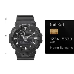 Casio G-Shock Men Analogue and Digital Multi Function Watch (G715) GA-700-1BDR image 5