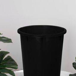 Kuber Industries 4 Pcs Black Open Dustbins - 5 L Each-43