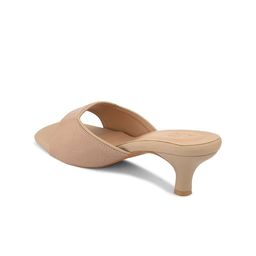 ALL TABS OPEN Textured PU Kitten Mules image 3