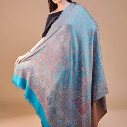 SWI Stylish Women Ethnic Motifs Woven Design Shawl-image-76