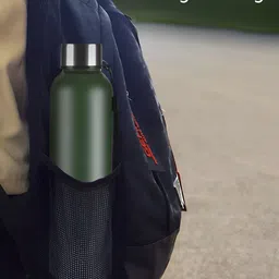 BOROSIL Green Set of 3 Stainless Steel Solid Water Bottle image 4