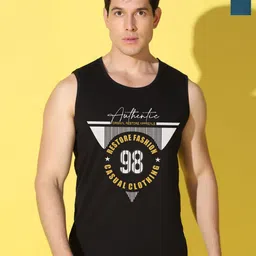 WOOSTRO Men Pack of 2 Typography Printed Round Neck Cotton Slim Fit T-shirts-image-84