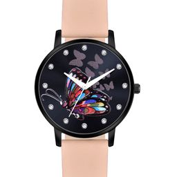 DOUBLERUN Women Dial & Leather Straps Analogue Multi Function Watch H05NMT-377-47