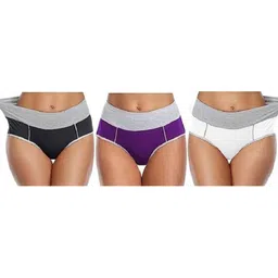 Diving Deep Women Pack of3 Cotton Hipster Briefs-image-97