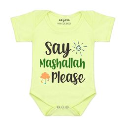 Arvesa Say Mashallah Please Printed Bodusuit-image-7