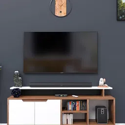 SPYDER CRAFT Brown MDF Wooden TV Entertainment Unit-picture-13