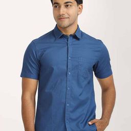 Indian Terrain Men Classic Slim Fit Casual Shirt-image-54