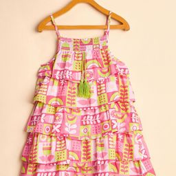 Stylo Bug Floral Print A-Line Dress-image-76