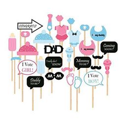 Syga Baby Shower Party Props Pack Of 30 - Multicolor-image-91