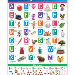 Target Publications Alphabet and Numbers Chart - English-28