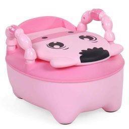 Babyhug Cow Potty Chair - Pink (Colour May Vary)-16