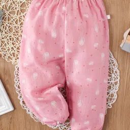 Kookie Kids Full Length Lounge Pant   Dot Print - Pink-picture-41